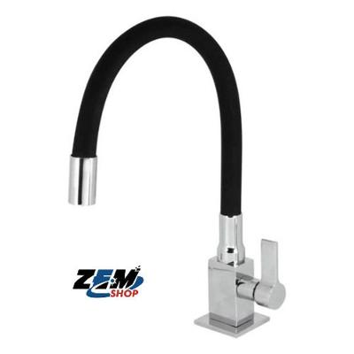 Torneira Cozinha Mesa-bancada-cuba Gourmet Silicone Black Acabamento Brilhante Cor Preto
