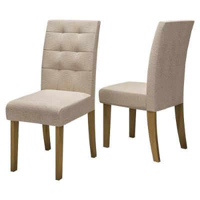 Conjunto Com 2 Cadeiras De Jantar Multimóveis Cr50040 Bege Bege
