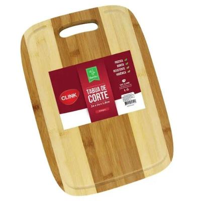 Tábua De Corte Bambu 34x24x1,8cm