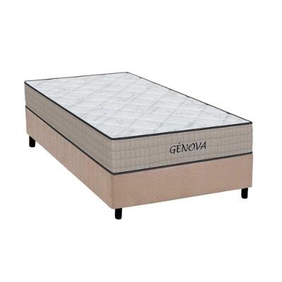Conjunto Box Solteiro: Colchão Espuma Orthoflex D45 Genova + Base Crc Suede Clean (88x188)