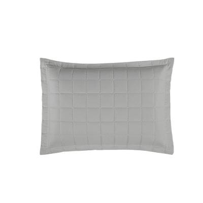 Porta Travesseiro Matelado Soft 1 Peça 70cm X 50cm 100% Poliéster Cor:cinza
