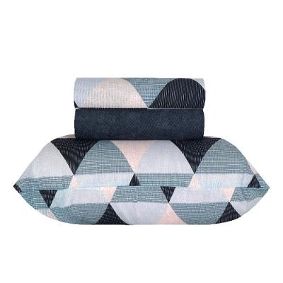 Jogo De Cama Duplo Queen 4 Peças 140 Fios 250x240cm Nico Realce Premium - Sultan