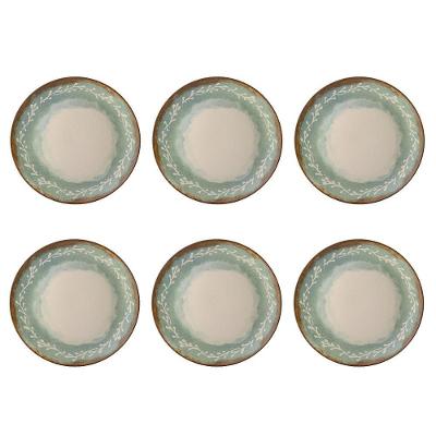 Conjunto De Pratos Rasos 06 Peças Coup Mediterrâneo Porto Brasil