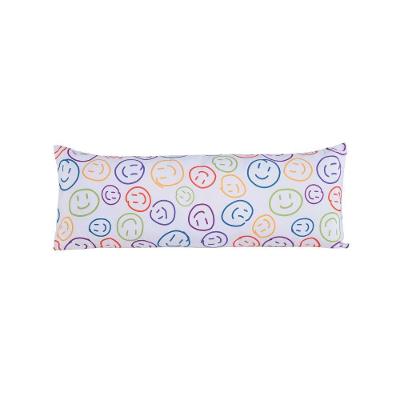 Capa Para Travesseiro Fofuxão Colorê 1 Peça 1,46m X 46cm 100% Poliéster Com Zíper Cor:smile