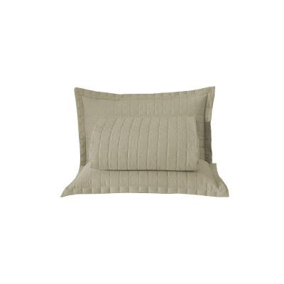 Kit Cobre Leito Matelado Copacabana 3 Peças Casal 100% Poliéster Percal 300 Fios Cor:cáqui