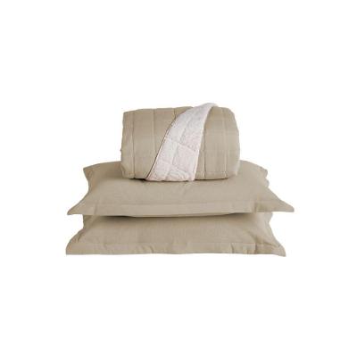 Kit Cobre Leito Matelado Dupla Face Sherpa De Carneiro 3 Peças Casal 80% Algodão - 20% Poliéster Percal 180 Fios Cor:cáq