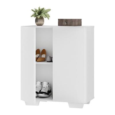 Sapateira 2 Portas Nina Multimóveis V6010 Branca Branco
