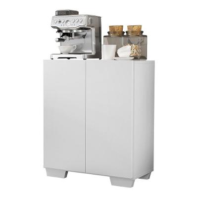 Aparador Buffet 2 Portas Com Pés Quadrados Veneza Multimóveis V3610 Branco Branco