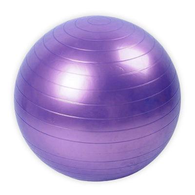 Bola Pilates Suiça Yoga Ginástica Fisioterapia Abdominal 55cm Roxo