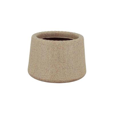 Vaso Tramontina Lótus Em Polietileno Granito Areia 8,5 Cm Tramontina