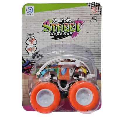 Carrinho Fricção Monster Truck 1:64 Escala Radical Suspensão Off Road Laranja 14