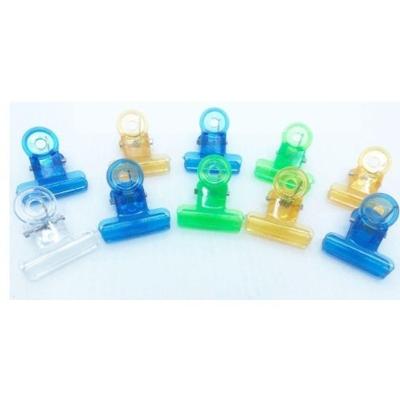 24 Presilhas Plástico Colorida Para Unhas Curvatura Tamanho 31mm