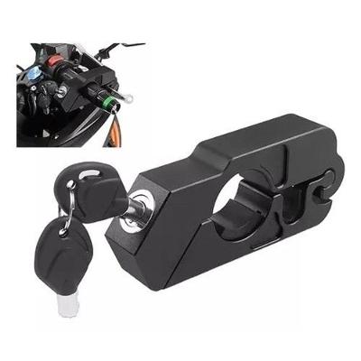 Trava Antifurto Trava Manete Freio Acelerador Moto Reforçado Trava De Moto Preta