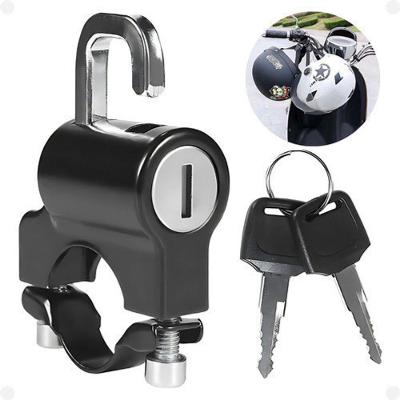Tranca Para Capacete Moto Fixa No Guidão