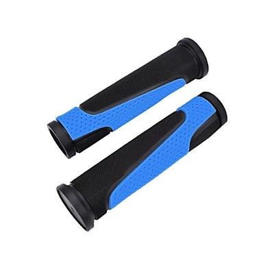 Manopla Gta Punho Bike Bicicleta Ergonômico Mtb Várias Cores 125mm Preto E Azul