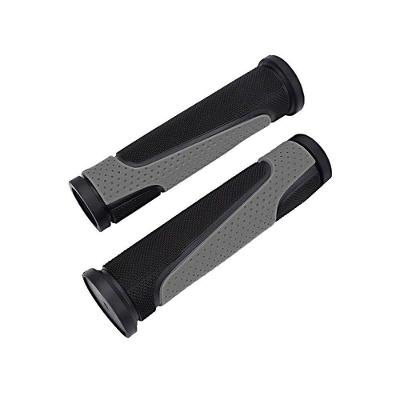 Manopla Gta Punho Bike Bicicleta Ergonômico Mtb Várias Cores 125mm Preto E Cinza