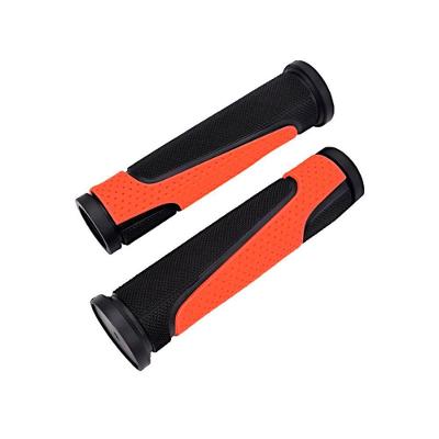 Manopla Gta Punho Bike Bicicleta Ergonômico Mtb Várias Cores 125mm Preto E Vermelho