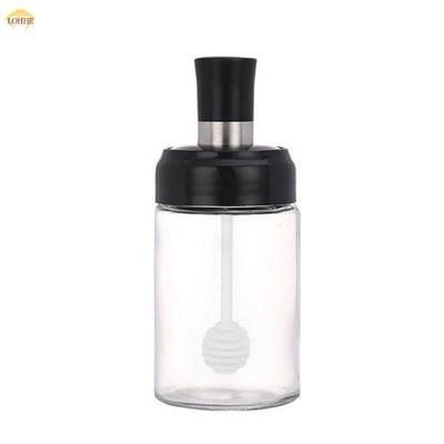 Porta Tempero Condimento De Vidro Com Tampa De Colher Ou Meleira 260ml Meleira