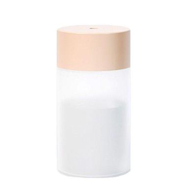 Umidificador Ar Ultra-sônico Usb 260ml Lâmpada Led Mini Difusor Óleo Essencial Carros Purificador Rosa