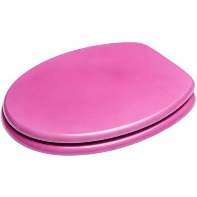 Assento Sanitario Tampa Vaso Almofadado Super Macio Universal Todos Os Modelos De Privada Banheiro Lavabo Rosa