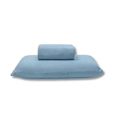 Jogo De Cama Buettner Solteiro King Malha 100% Algodão Basic Liso 2 Peças Jeans
