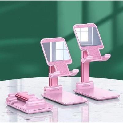Suporte Retratil Ajustavel Para Celular Tablet Ipad Rosa