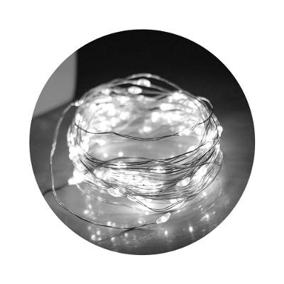 Pisca De Led Rolha P/ Garrafa Fio De Fada 20l 2 Metros Bateria Branco