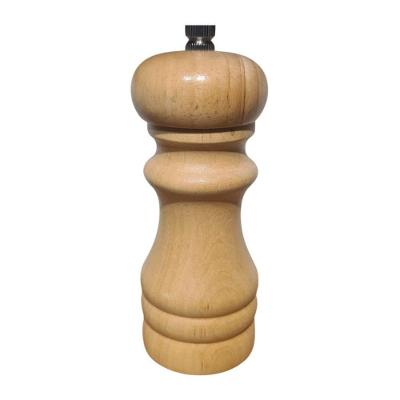 Moedor Manual De Pimenta Tempero Sal Grosso Em Madeira Bambu Profissional Culinária Cozinha