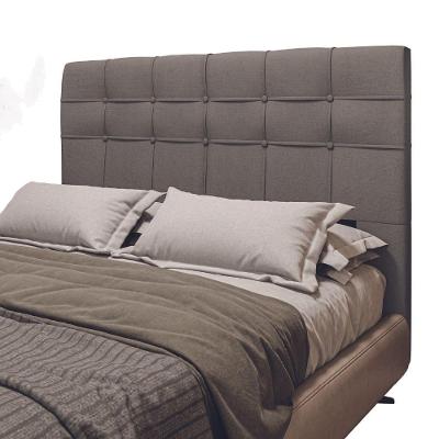 Cabeceira Estofada Para Cama Box Casal Queen Hanover 1,60m Suede Dobuê Mascavo