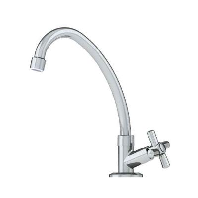 Torneira Mesa Bica Móvel Alta 1168 C31 Cromada - Acabamento Abs - 1/4 Volta