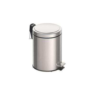 Lixeira Inox 5 Litros Com Pedal E Tampa - Tramontina - Aço Inox Aisi 430 - Polido