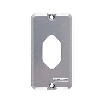 Tampa 1 Posto Tomada Alumínio 1/2'' E 3/4'' - Uso Residencial E Comercial - Tramontina