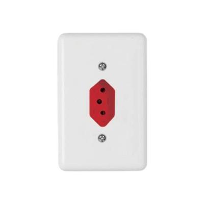 Tomada 3p 20a Vermelha - Conjunto Linha Stylus Ilumi