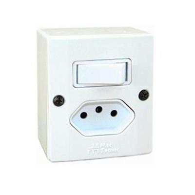 Interruptor Paralelo + Tomada 10a Mectronic - Conjunto Sptr-cj6sm