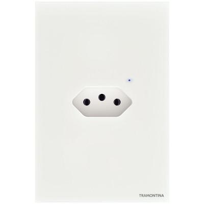 Tomada Onne Smart 2p+t Tramontina 10 A 250 V Branca Tramontina