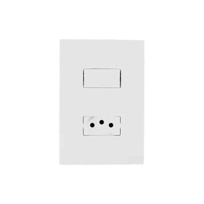 Interruptor Simples + Tomada 20a Linha I9 Ilumi - Conjunto Elétrico