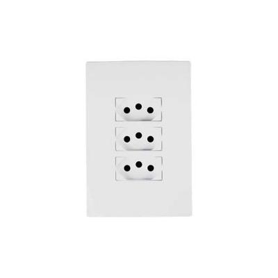 Conjunto 3 Tomadas 20a Linha I9 Ilumi - Kit Elétrico Residencial
