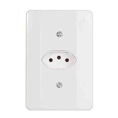 Tomada 3p 10a Linha Millenium Mectronic - Conjunto De Tomadas Elétricas