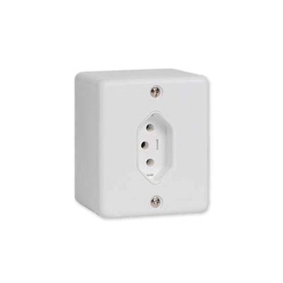 Tomada 3p 20a Linha Box Ilumi - Conjunto De Instalação Elétrica