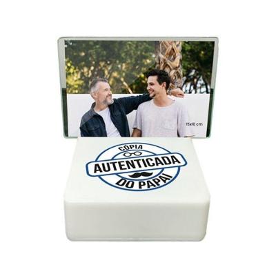 Luminária Mini Box Retratos - Edição Exclusiva Para Papai, Ilumine Seus Momentos!