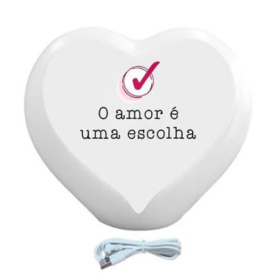 Luz Do Amor: Luminária Led Coração Usb Para Momentos Românticos Inesquecíveis