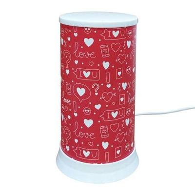 Luz Do Amor: Luminária De Mesa Vermelha Eu Te Amo Tudo Para Encantar Seu Espaço