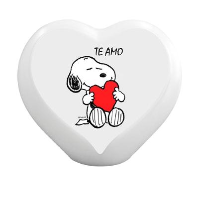 Luminária Led Snoopy Coração - Ilumine Seu Amor Com Estilo E Charme!