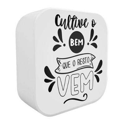 Luminária Box Cultive O Bem - Iluminação Positiva Para Seu Espaço