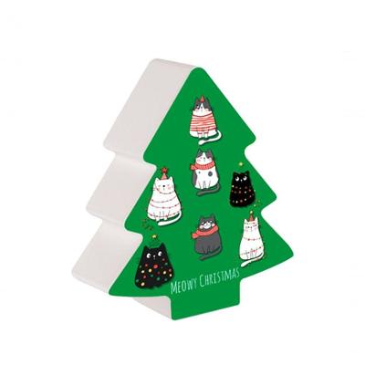 Luminária Natalina Charmosa Com Design De árvore - Natal Meowy!