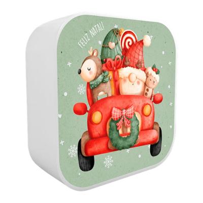 Luminária Natalina Mágica Em Formato De Carro Para Decoração Festiva Encantadora