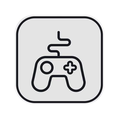 Luminária Gamer Box Controle Branco - Experiência Imersiva Para Seu Ambiente De Jogo