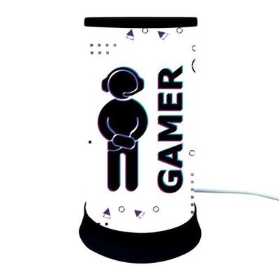 Iluminação Gamer Elegante: Luminária De Mesa Led Ajustável Hug Pro Para Seu Setup Perfeito!
