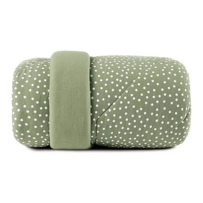 Edredom King Malha Fio Penteado 2,80m X 2,60m - Altenburg Bits Verde