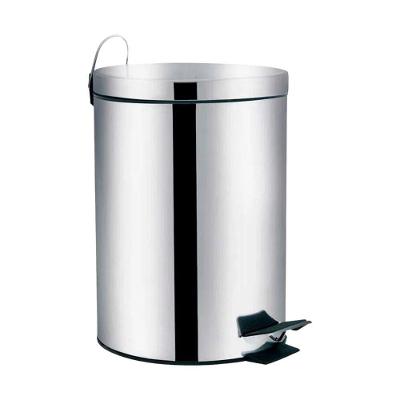 Lixeira Elegante Em Aço Inox Com Pedal E Balde Removível De 5l - Praticidade E Estilo Para Sua Cozinha!